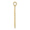 14K Yellow Gold Cross Pendant Charm Religious Jewerly 30mm x 14mm